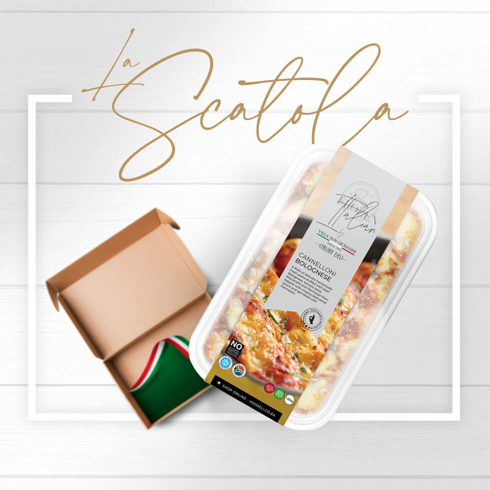 La Scatola | Cannelloni Bolognese | 1,25kg x4