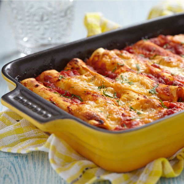 VSGdeli.co.za 400G And 1,25kg Family Size Cannelloni Bolognese pre-cooked Italian meal delivery frozen to your door